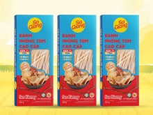 Bánh phồng tôm vuông Sa Giang cao cấp hộp 500g